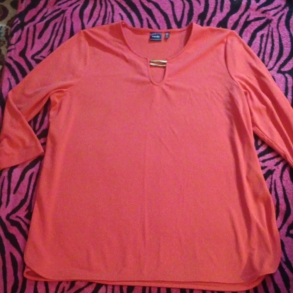 🤠Rafaella 3/4 Sleeve Blouse Size XL